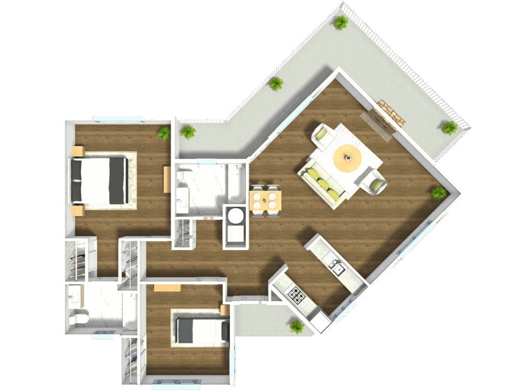 Two Bedroom Garden Suite Las Cruces Senior Living