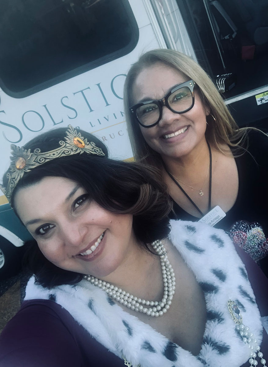 Trunk or Treat selfie with Director of Sales and Marketing Laura Arriaga Las Cruces